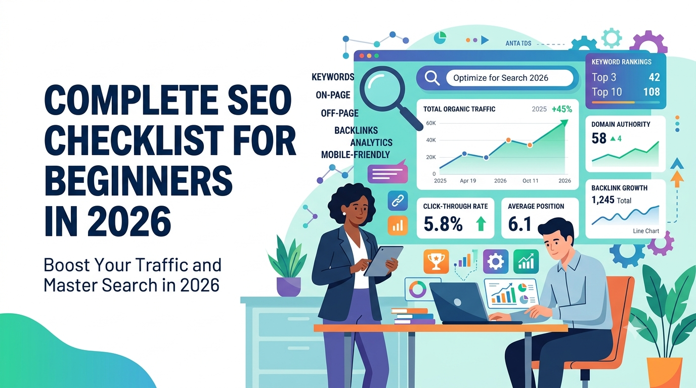 Complete SEO Checklist for Beginners in 2026: A Step-by-Step Blueprint to Rank #1